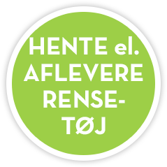 Jeg skal hente eller aflevere mit rensetøj i Møntens renseri.